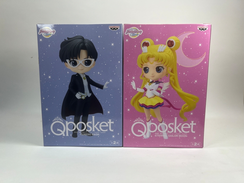 Qposket 劇場版 美少女戰士 Cosmos Sailormoon & 禮服幪面俠 一對